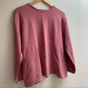 Eddie Bauer pink crew, XL